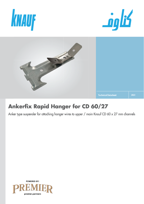 Knauf Ankerfix Rapid hanger for CD 60 27